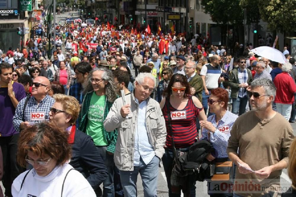 Manifestación del 1 de mayo en Murcia