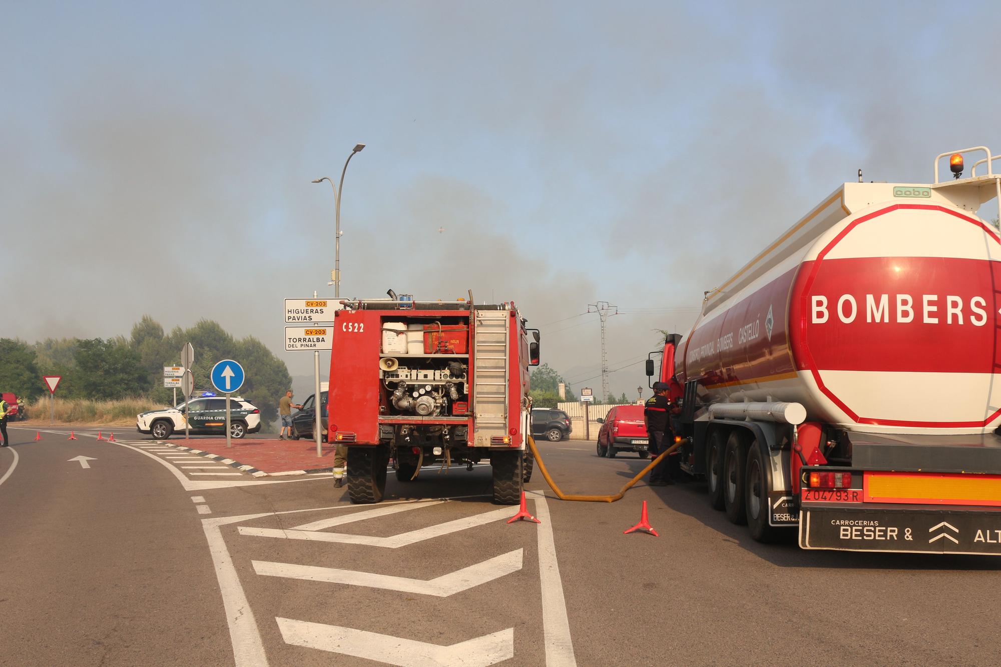 Galería: Las imágenes del incendio forestal de Caudiel