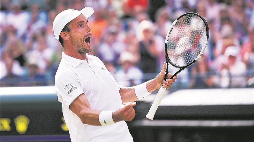 Bautista, en ‘semis’ de Wimbledon con Nadal, Federer y Djokovic