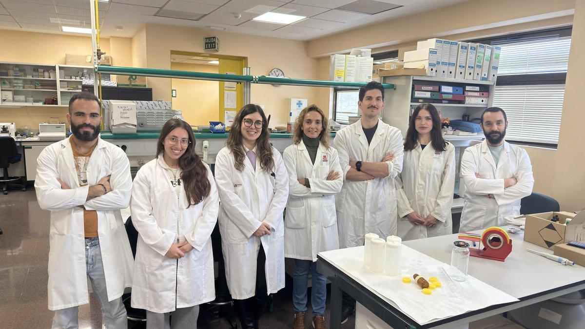 El equipo del Instituto de Bioingeniería de la UMH que trabaja en este tratamiento