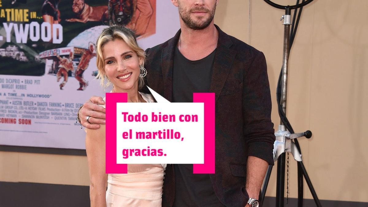 Elsa Pataky y Chris Hemsworth posan juntos en un photocall de Los Ángeles