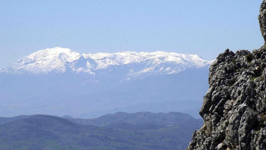 Panorámica de la Sierra de las Nieves.