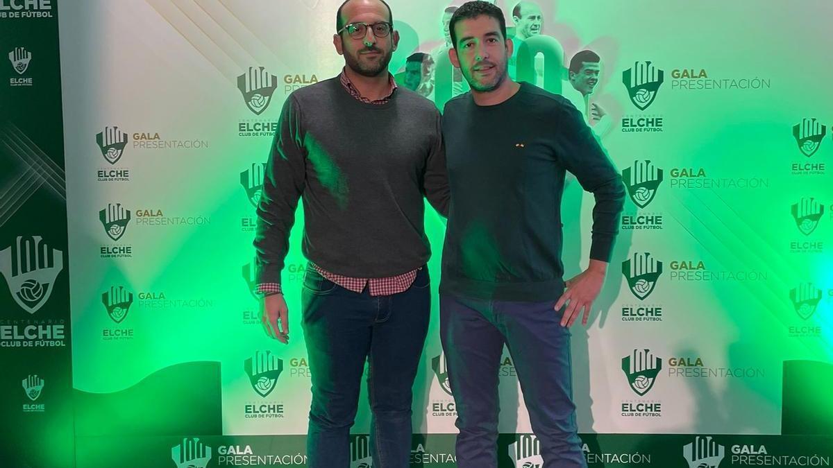 David Aranda y Mario Payá, presidente y vicepresidente de la Federación de Peñas