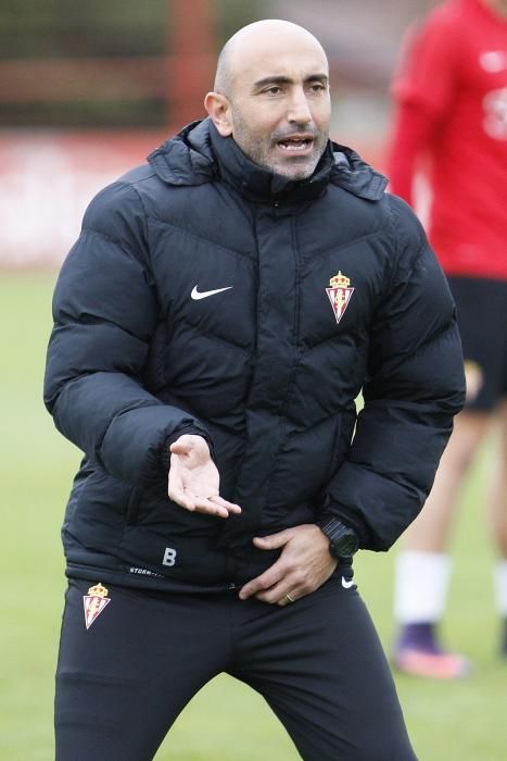 Entrenamiento del Sporting de Gijón