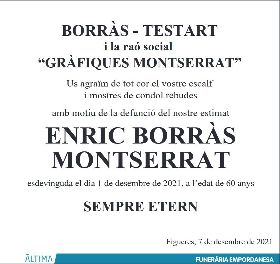 Enric Borràs Montserrat