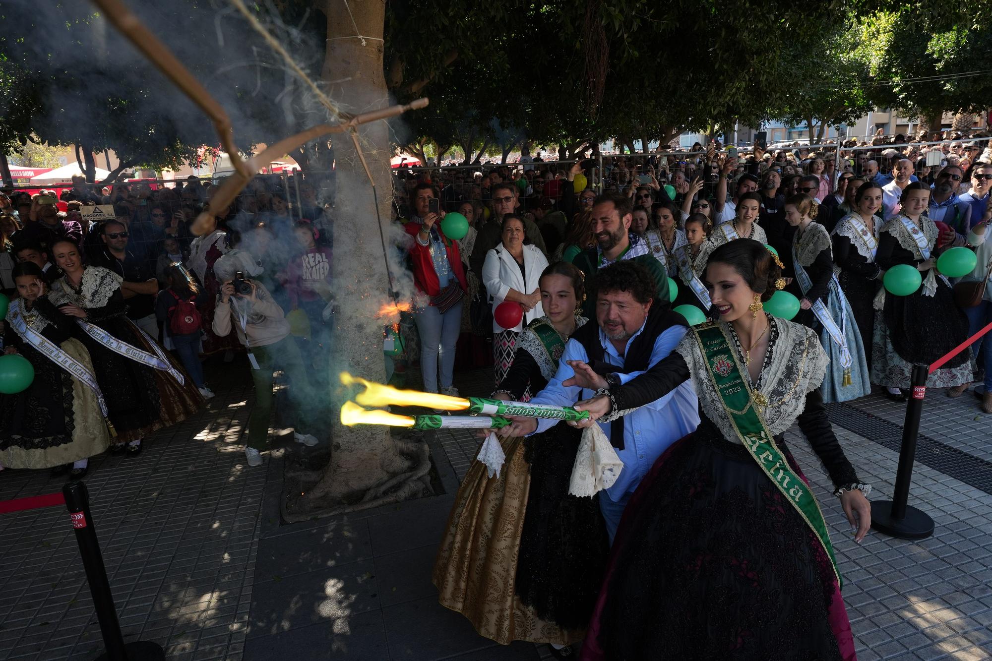 Así ha sido la última mascletà de la Magdalena en imágenes