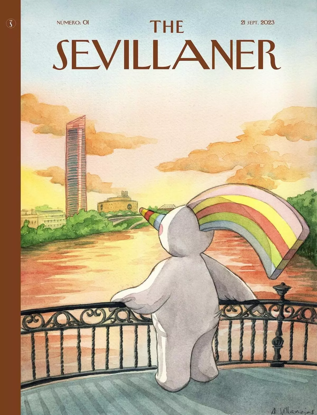 'The Sevillaner' expone por primera vez sus populares portadas ilustradas en Lab Sevilla