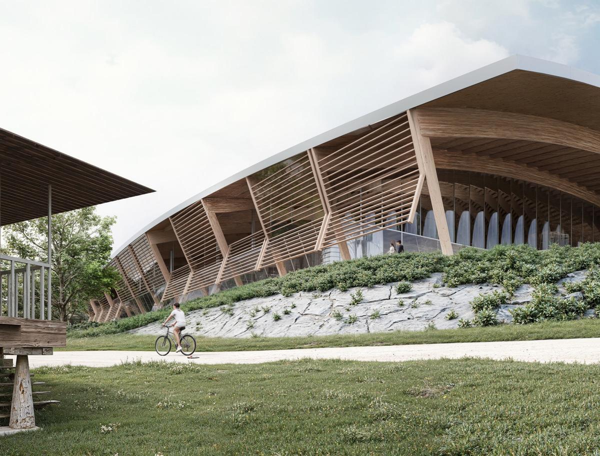 Recreación del exterior del edificio tras las obras.