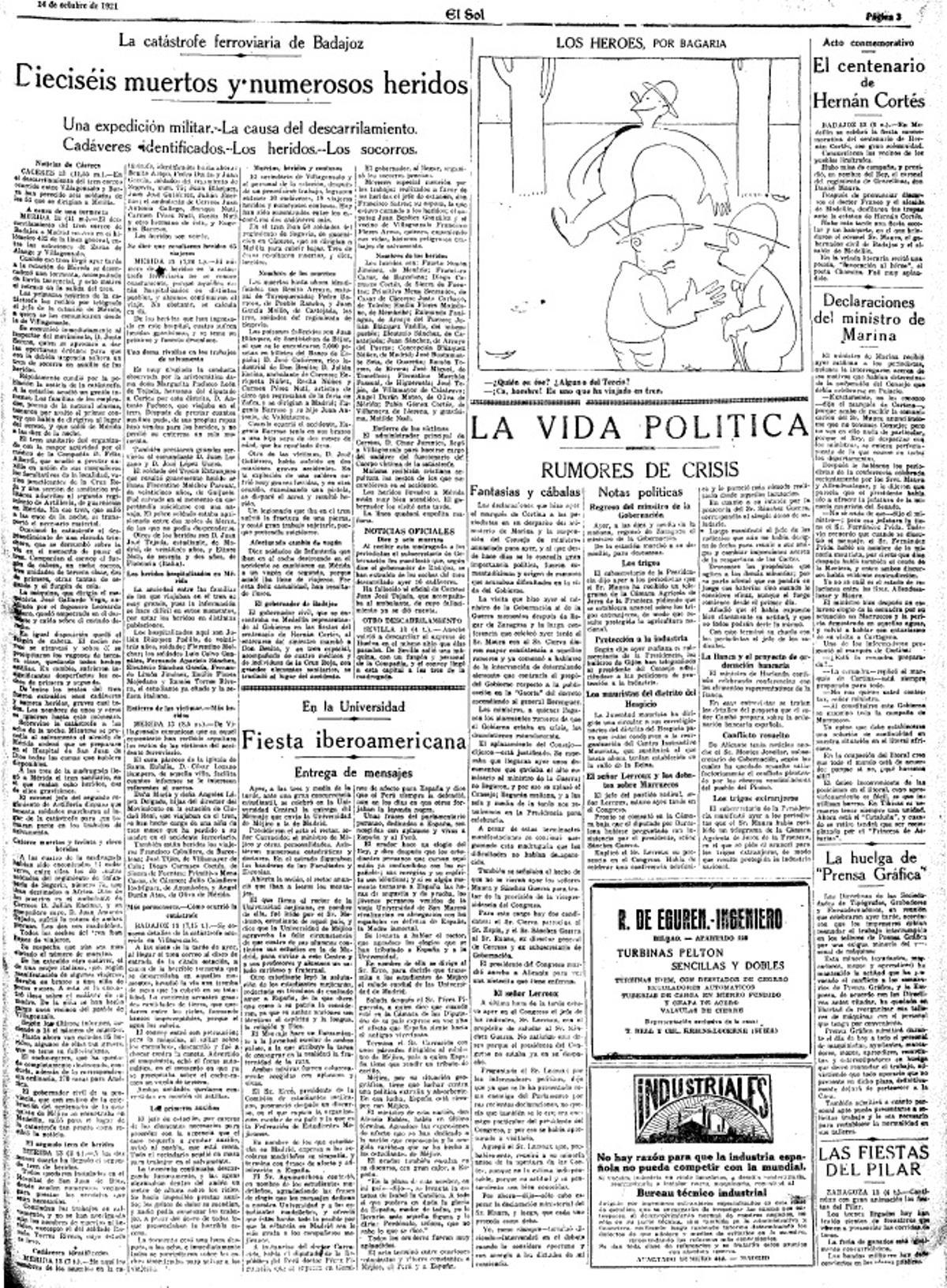 Fotogalería | Accidentes de tren graves en Extremadura