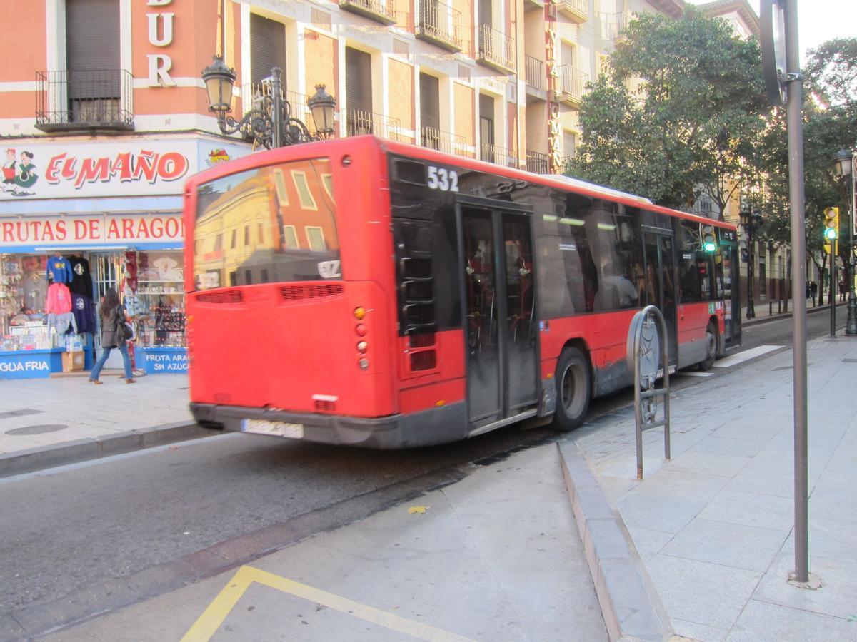 Autobús urbano de Zaragoza.