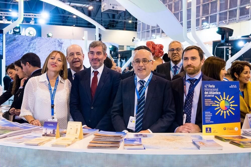 Inauguración del Pabellón de Canarias en la Feria Internacional de Turismo FITUR 2019.