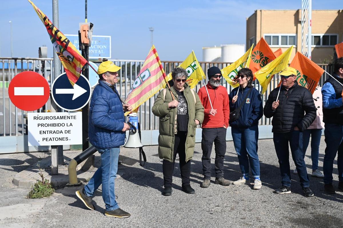 En imágenes I Protesta de los agricultores en Zaragoza