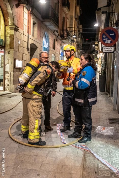 Incendi en un bloc de pisos de Puigcerdà