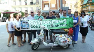 De Lucena a Gijón en Vespa: un viaje solidario de 2.000 kilómetros contra el cáncer