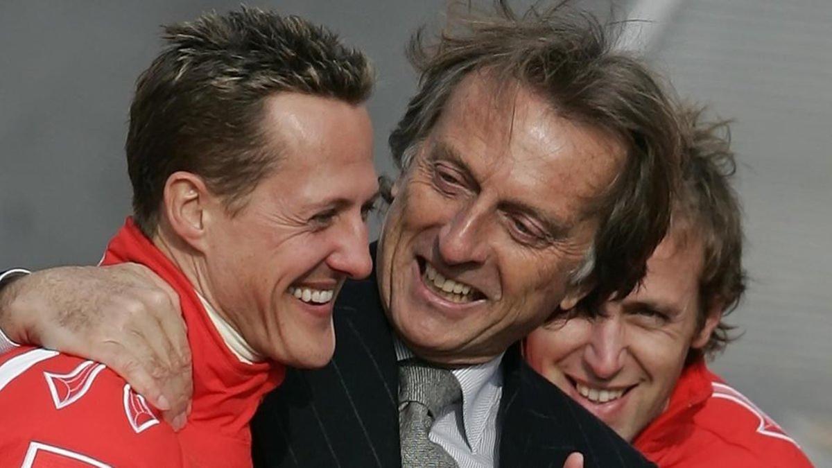 Schumacher y Montezemolo, en la etapa gloriosa de Ferrari