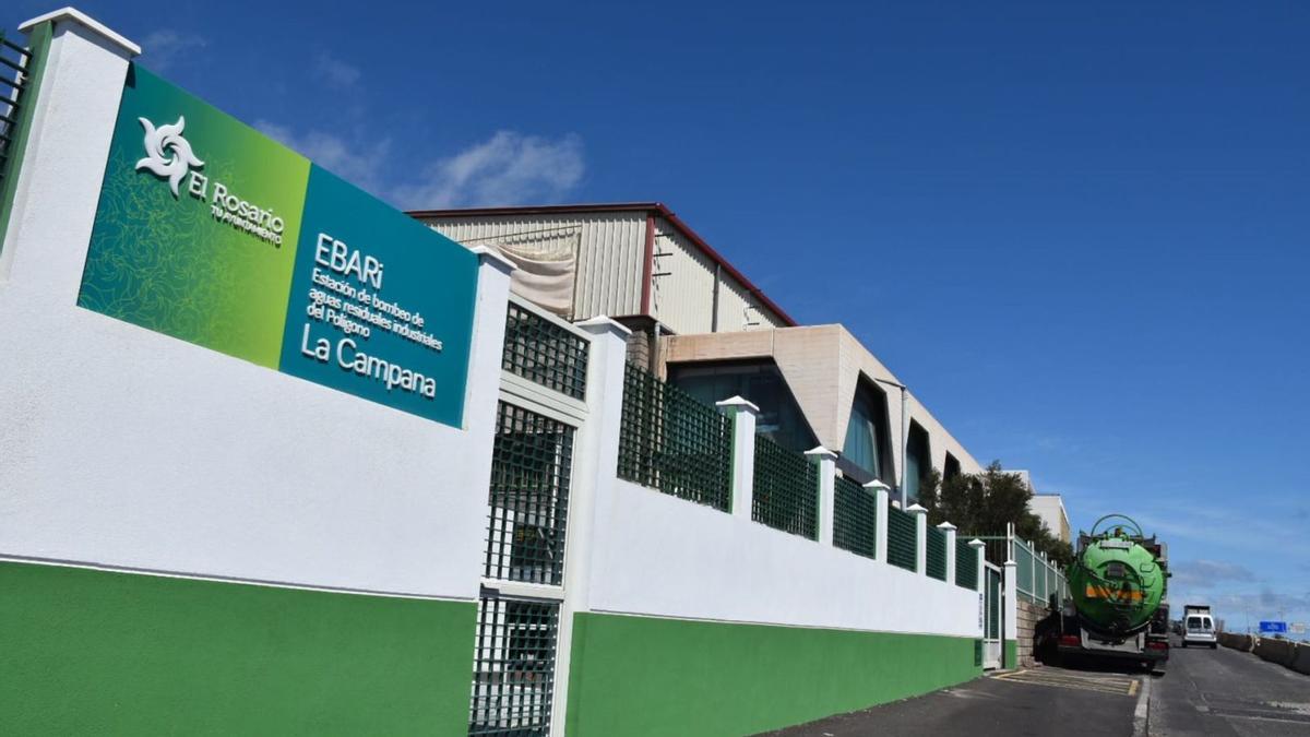 La Estación de Bombeo de Aguas Residuales Industriales (Ebari) del Polígono Industrial San Isidro-El Chorrillo La Campana.