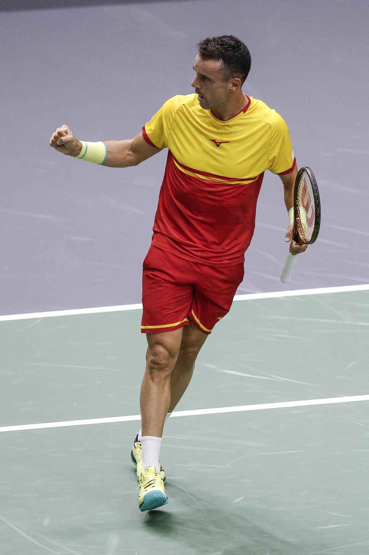 Lehecka - Bautista de la Copa Davis, en imágenes