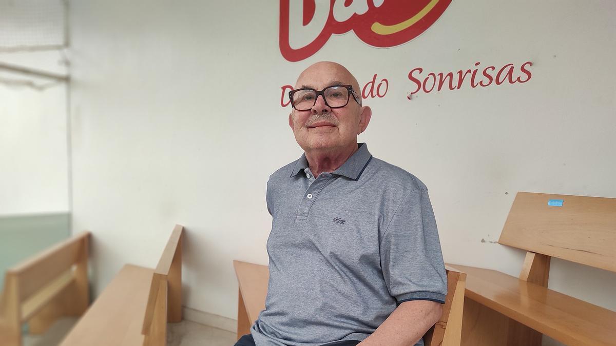 El mecenas de la pilota José Luis López.