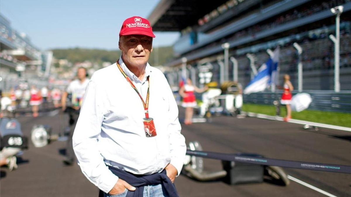 El expiloto de Fórmula 1, Niki Lauda.