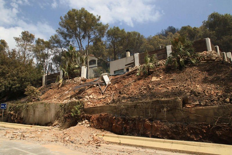 Así están las viviendas afectadas por las llamas