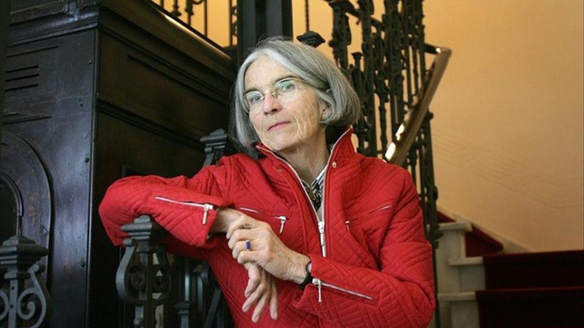 La escritora Donna Leon, durante una visita a Madrid, en una imagen de archivo.