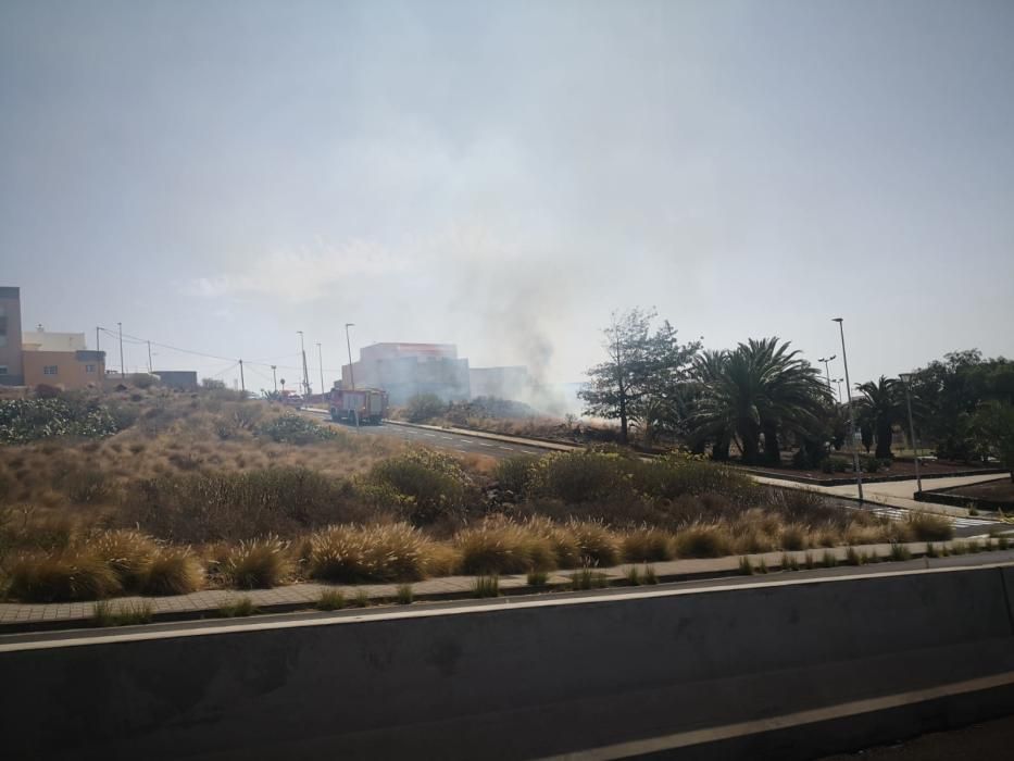 Conato de incendio en La Laguna