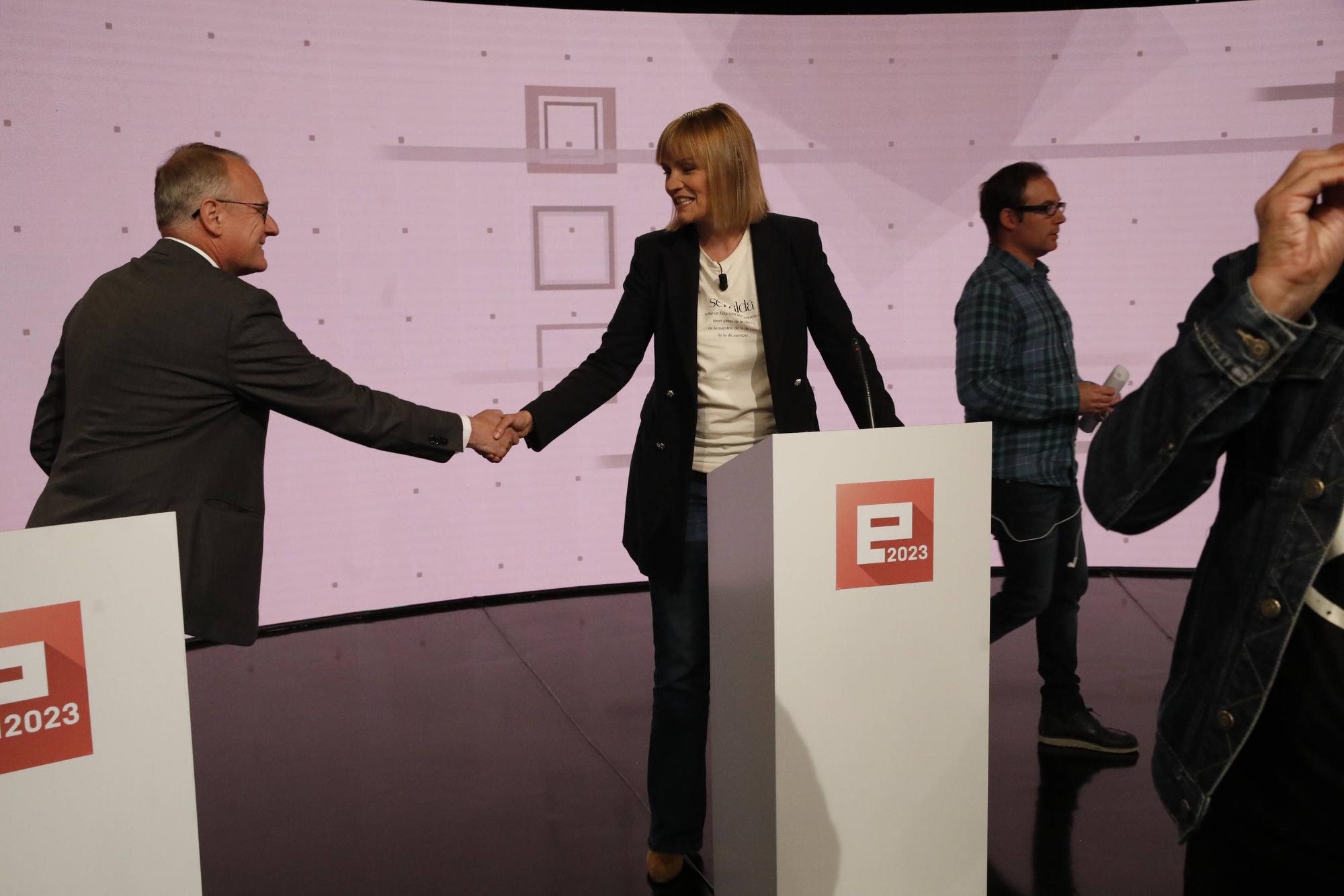 En imágenes: Debate de los candidatos a la presidencia del Principado