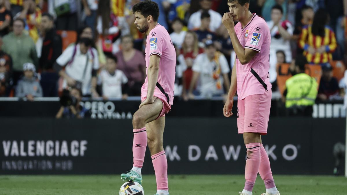 2-2. El Valencia empata en la prolongación y manda a Segunda al Espanyol