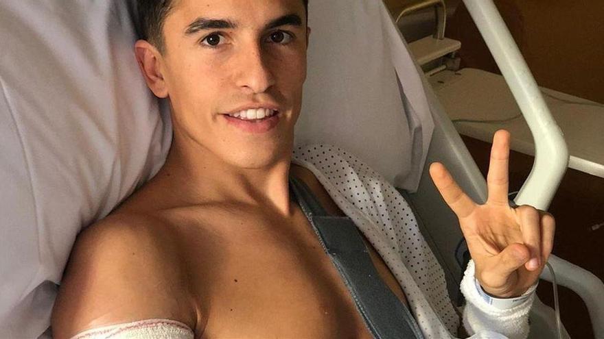 Márquez regresa a su casa tras su última operación
