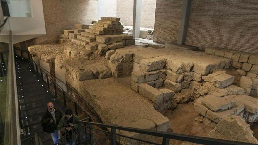 Restos arqueológicos del Teatro romano de Córdoba.