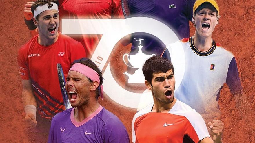 Rafa Nadal, en un Barcelona Open Banc Sabadell con 11 de los 18 mejores tenistas del mundo