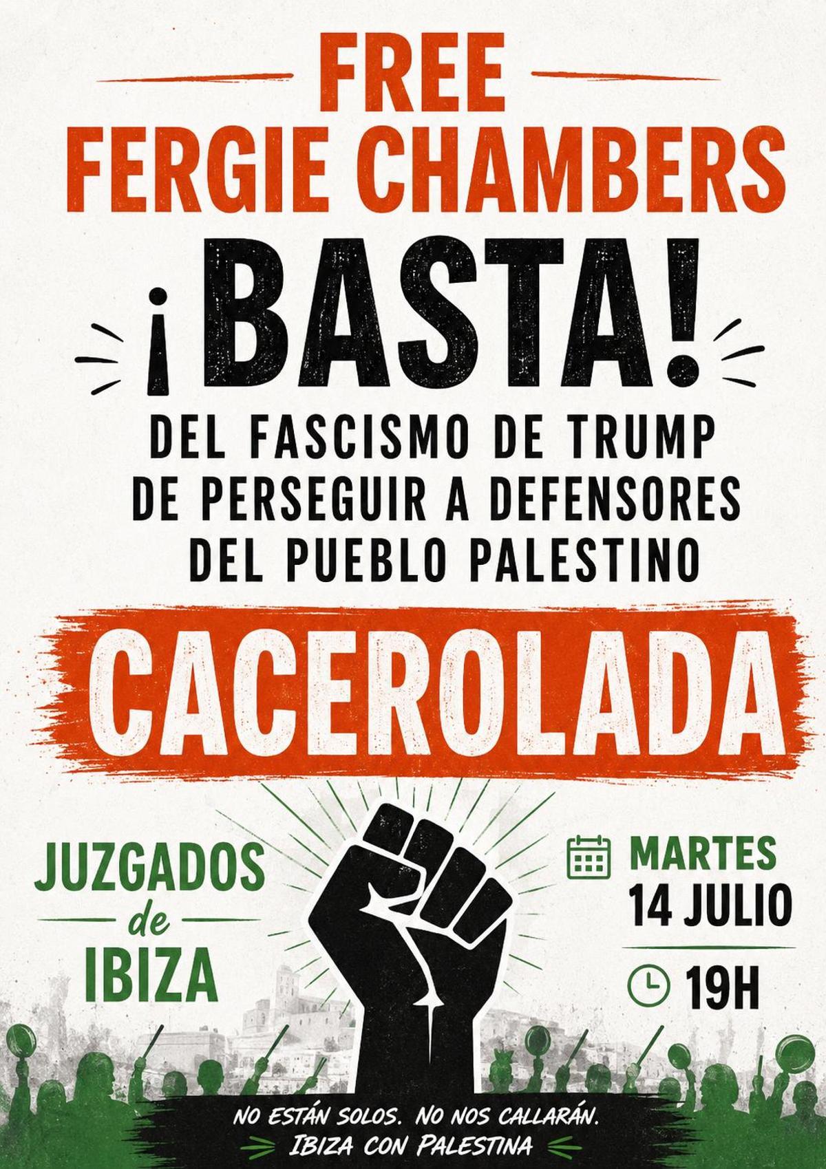 Podemos pide frenar la extradición de James 'Fergie' Cox Chambers tras su detención en Ibiza.