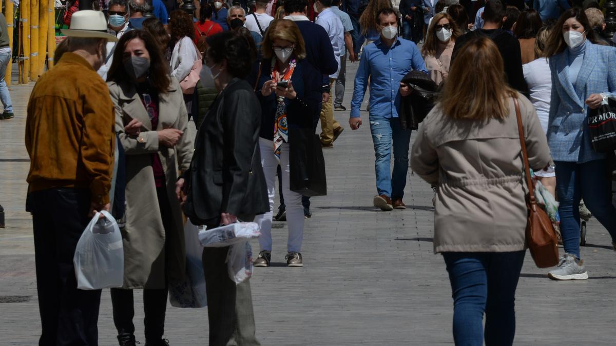 Siguen subiendo los contagios en Málaga.