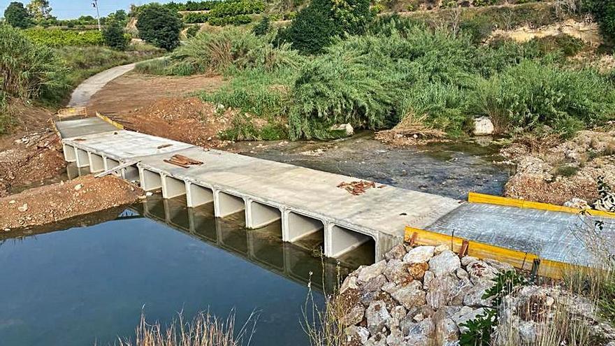 Acaban las obras del puente de Xàtiva