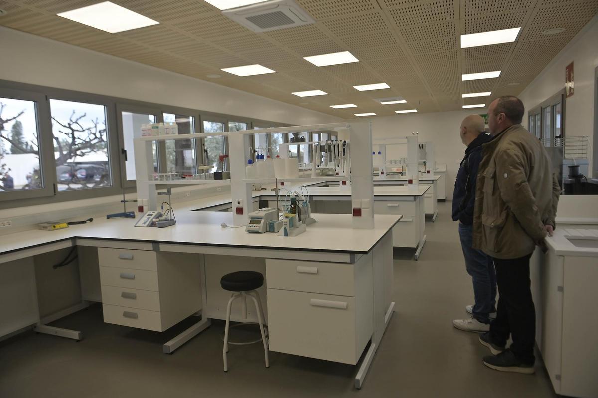 Uno de los mayores laboratorios de la nueva estación experimental agraria de Elche.