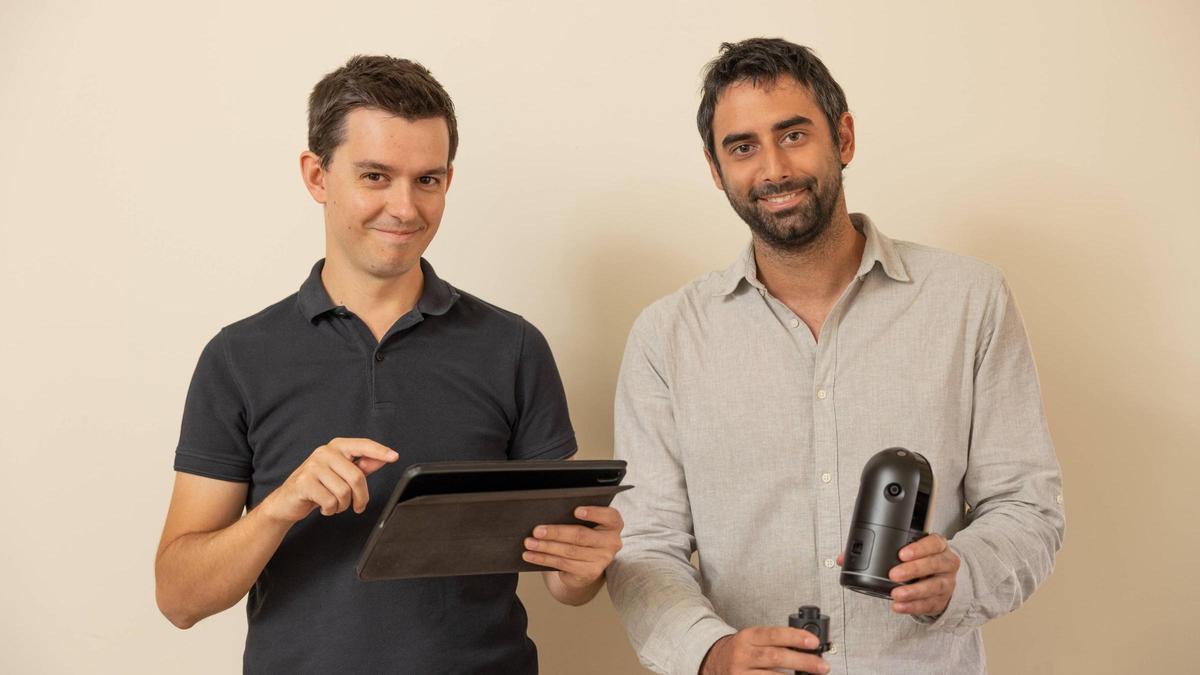 D’esquerra a dreta: Pau Solés i Aleix-Max Admetlla, els fundadors de l’empresa.