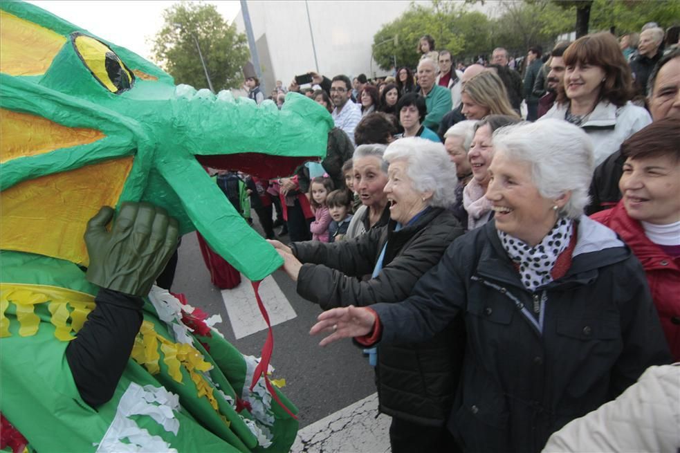 Las imágenes del desfile de San Jorge en Cáceres