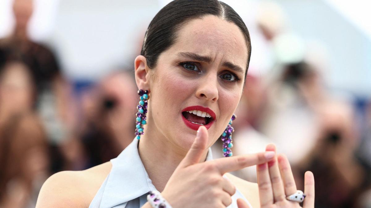 Noémie Merlant posa en el Festival de Cannes, en mayo de este año, donde presentaba 'Les Femmes au balcon'
