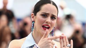 Noémie Merlant posa en el Festival de Cannes, en mayo de este año, donde presentaba Les Femmes au balcon  