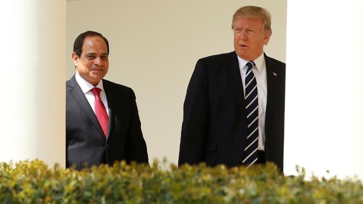 Trump y Sisi, en la Casa Blanca