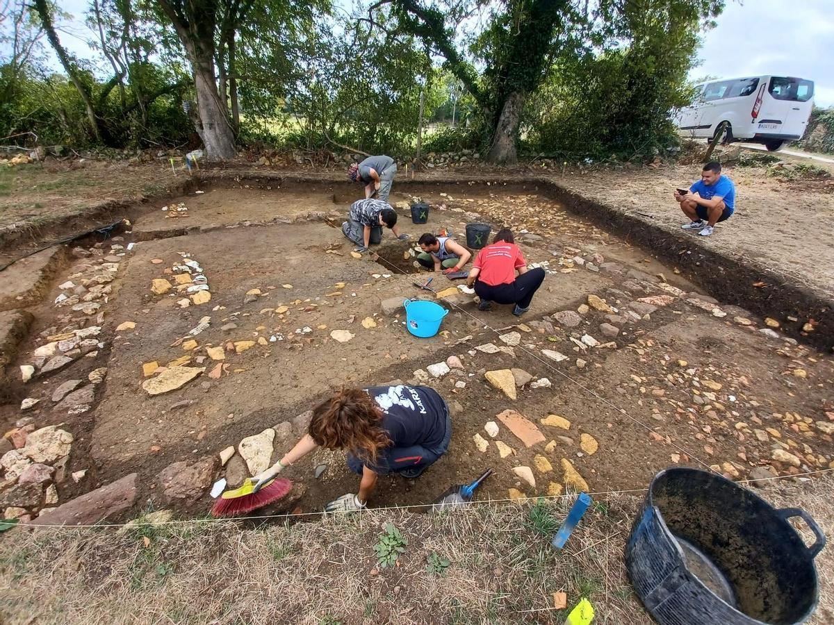 Zona de excavación, en una imagen tomada este pasado agosto.