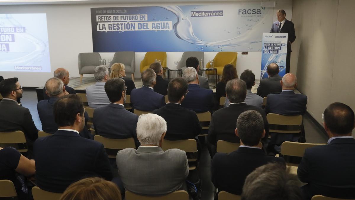 El president de la Generalitat valenciana, Ximo Puig, inaugurará la tercera edición del Foro del Agua de Castellón.