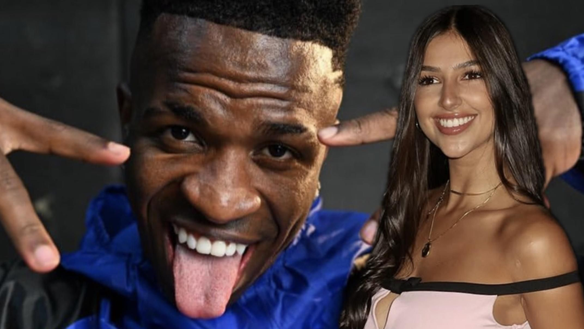 Vinicius y su novia Laura Poblete