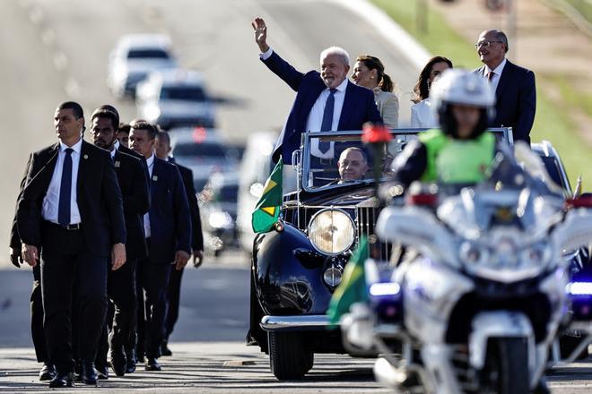 Luiz Inacio Lula da Silva takes office as Brazils President in Brasilia