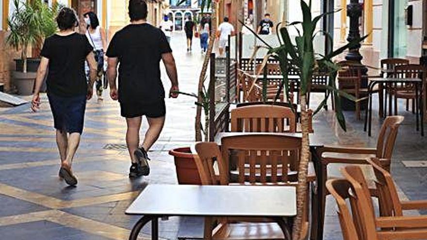 La zona de ocio de Lorca, donde se encuentra el bar que se ha apuntado como un posible origen.