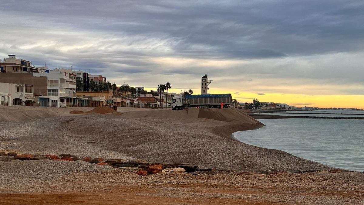 Así ha cambiado la playa de Nules: estado de las obras de los espigones