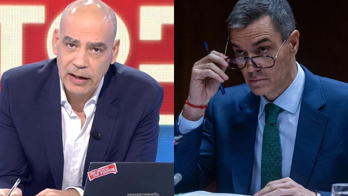 Nacho Abad en 'En boca de todos' / Pedro Sánchez en el Senado