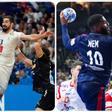 Karabatic y Dika Mem con la selección francesa