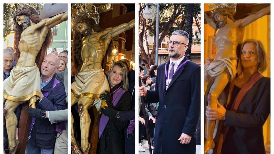 unicipales "cargan" la Semana Santa Marinera