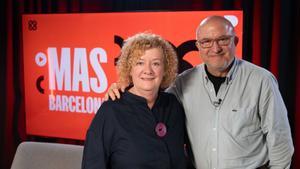 Neus Bonet, presidenta de Radio Associació de Catalunya, junto a Sergi Mas